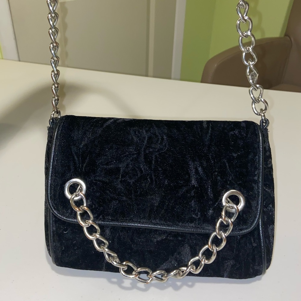 Steve madden velvet cross body bag